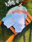 George pack of 5 Striped Star Short Sleeve Bodysuits
