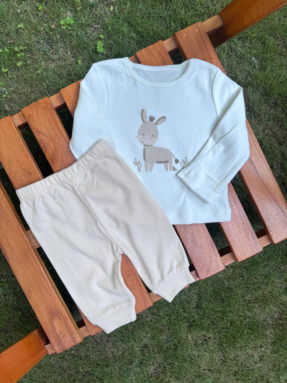 George Beige Pyjamas Set