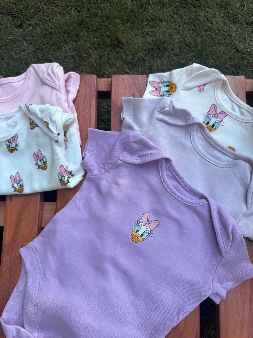 George pack of 5 Disney Daisy Duck Bodysuits