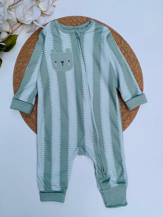 Tu Clothing Embroided Bunny Sleepsuit