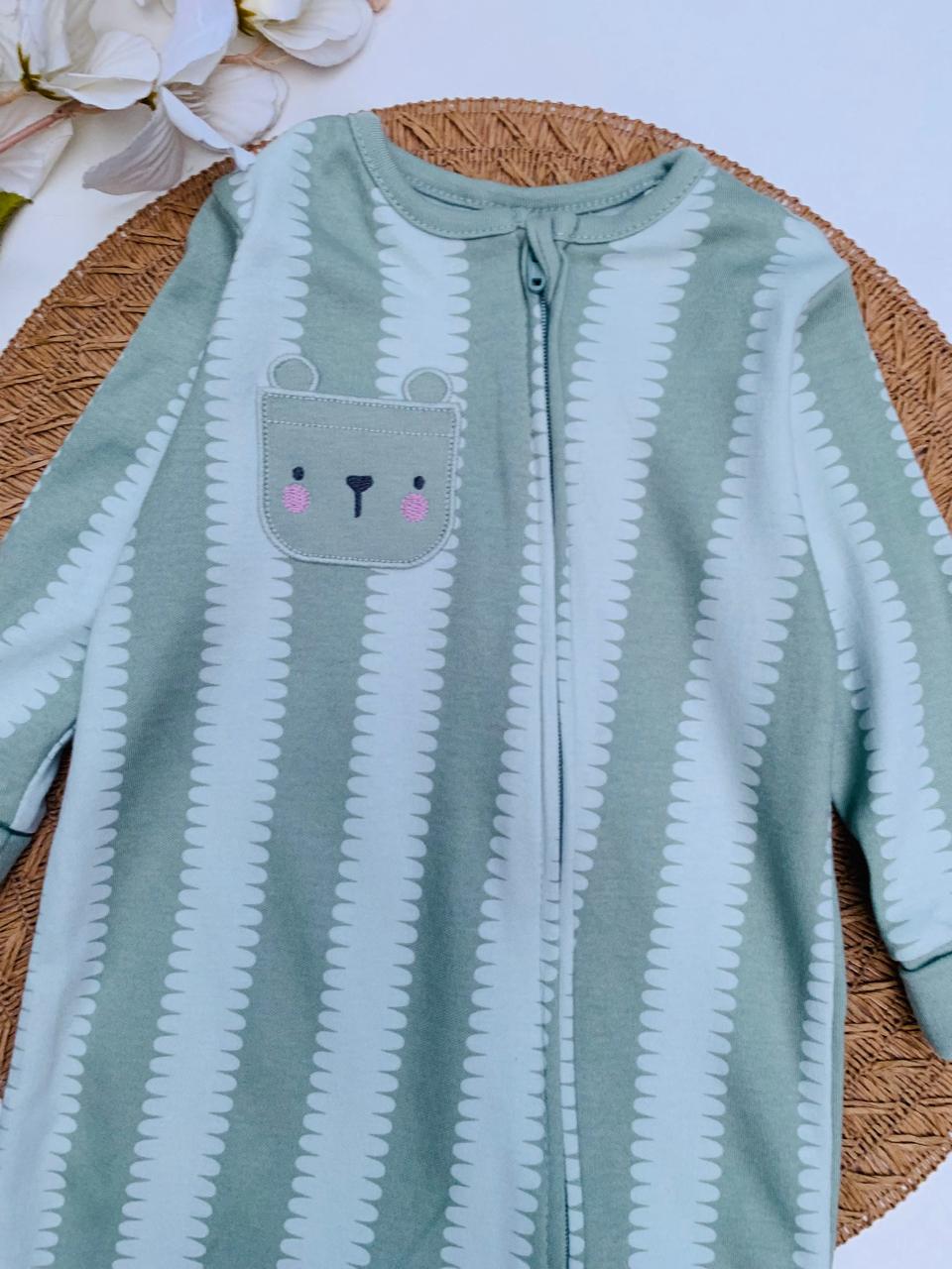 Tu Clothing Embroided Bunny Sleepsuit