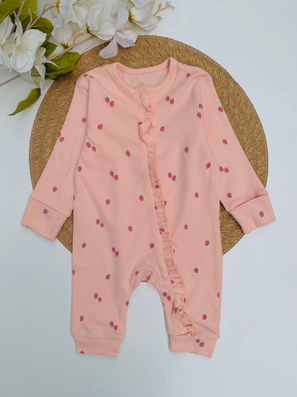 George Strawberrys print Sleepsuit
