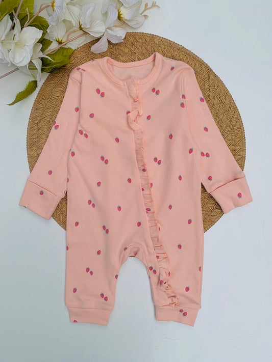 George Strawberrys print Sleepsuit