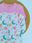 Tu Clothing pack of 2 Heart & Star print Sleepsuits
