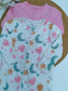 Tu Clothing pack of 2 Heart & Star print Sleepsuits