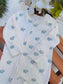 George Elephants print Sleepsuits
