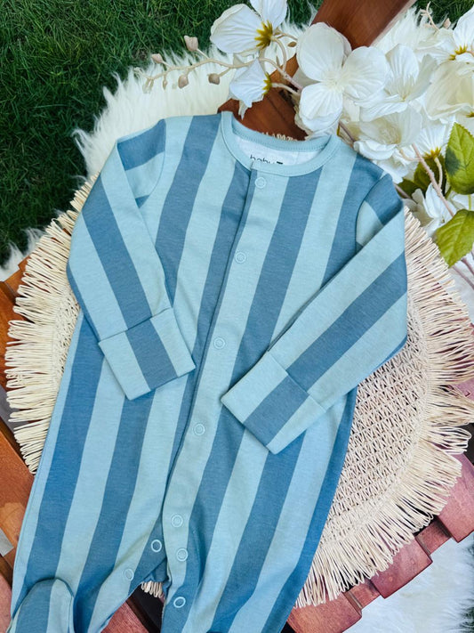 Tu Clothing Stripe print Sleepsuit