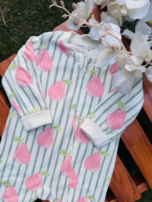 Tu Clothing Peers print sleepsuit