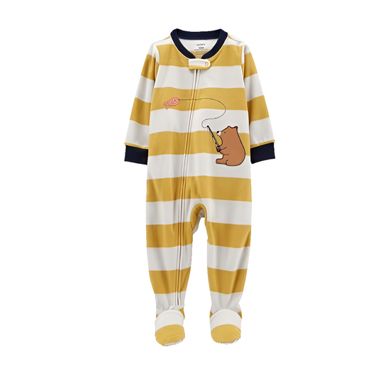 Carter's Bear Fleeced Sleepsuit