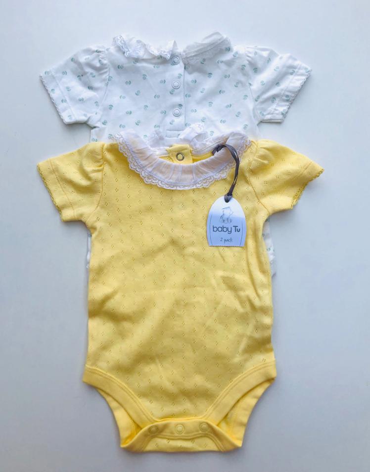 Pack of 2 Halfsleeves Bodysuits