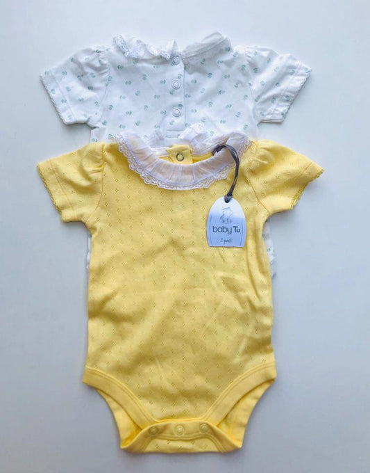 Pack of 2 Halfsleeves Bodysuits