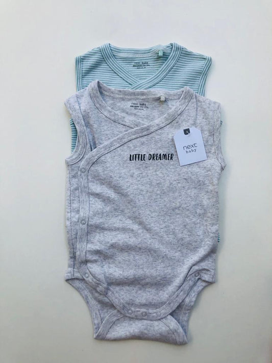 Next Pack of 2 Sleeveless Bodysuits