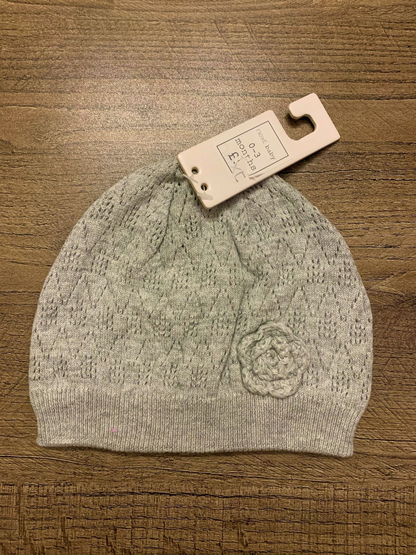 Knitted Grey Cap