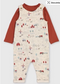 Farm themed Dungaree Cotton Fleeced