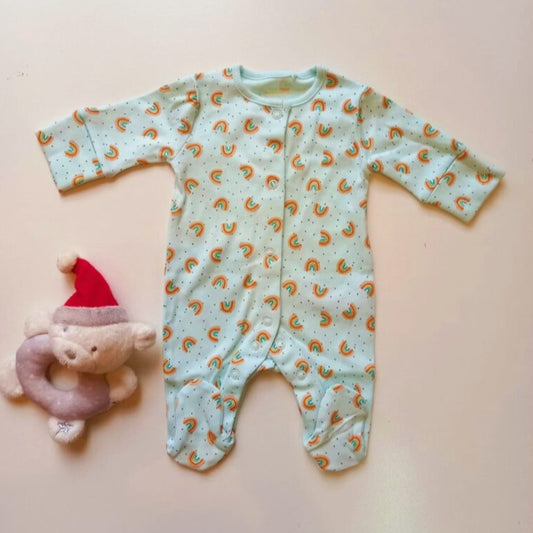 Rainbow Pattern Sleepsuit