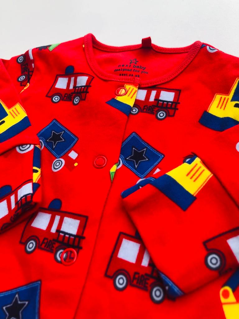 Fire Cars Sleepsuit