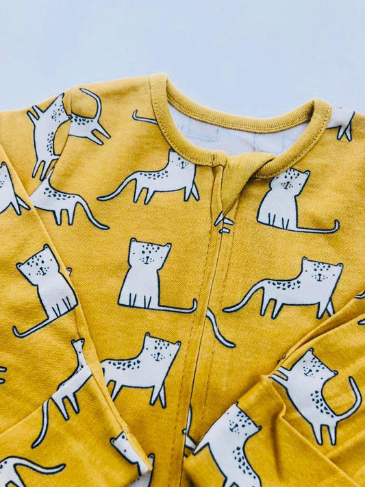 GEORGE  Cats Zipped Sleepsuit