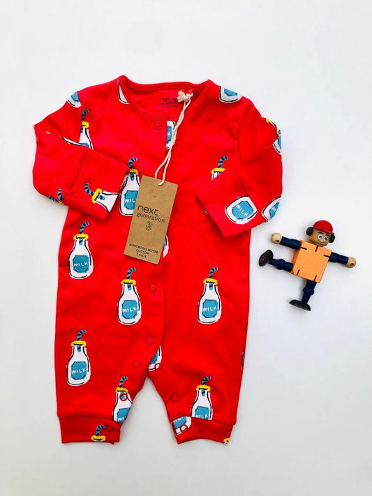 Next Milk Bottle Sleepsuit