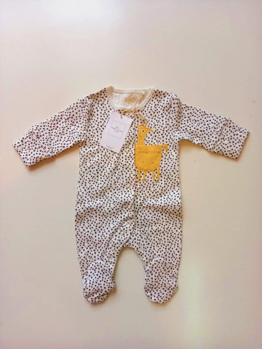 Giraffe Themed Sleepsuit