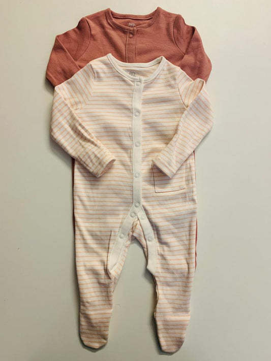 Pack of 2 Sleepsuits