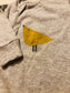 NEXT Applique yellow Bird Sleepsuit
