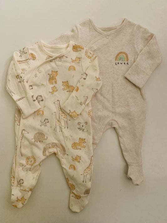 Rainbow Themed Sleepsuit