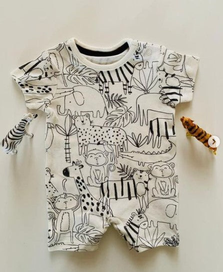 Zoo Themed Romper