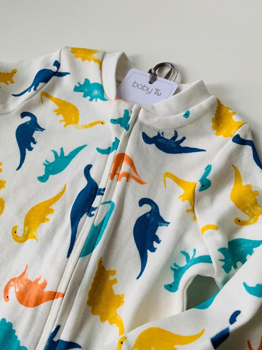 Dino Zipped Sleepsuit