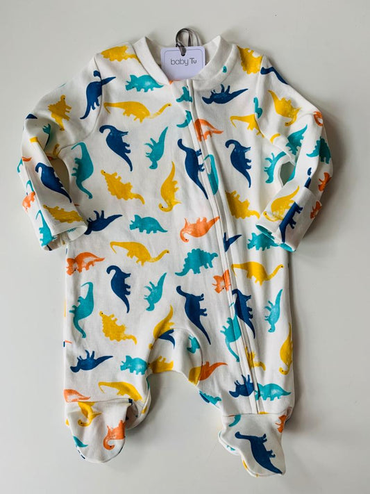 Dino Zipped Sleepsuit