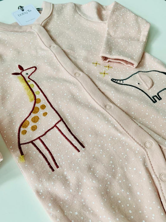 Embroidered Sleepsuit