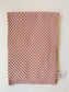 Lightwieght Pink Knitted Blanket