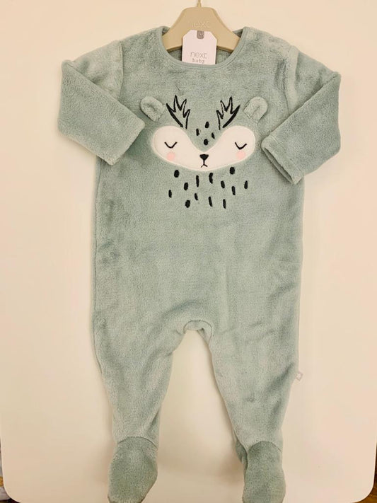 NEXT Warm Fleece Sleepsuit