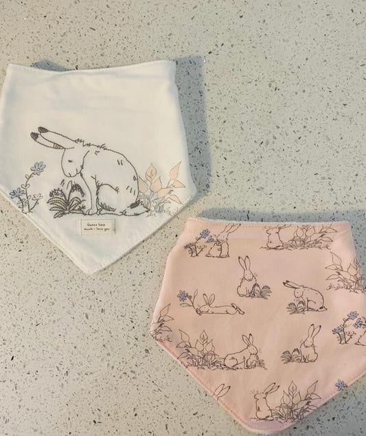 2 Packs Bibs rabbit themed