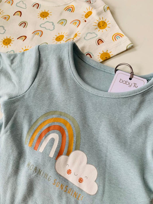 Set of 2 Rainbow Themed PJ