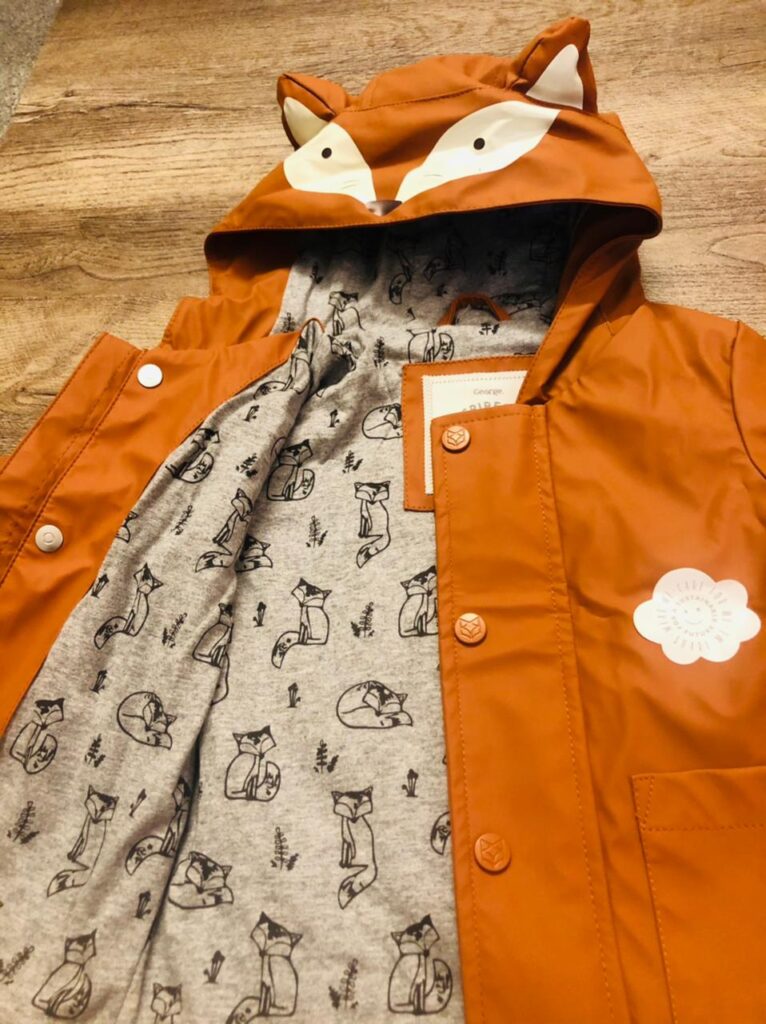 Fox Themed Raincoat