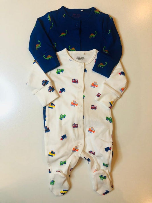 Pack of 2 Sleepsuits