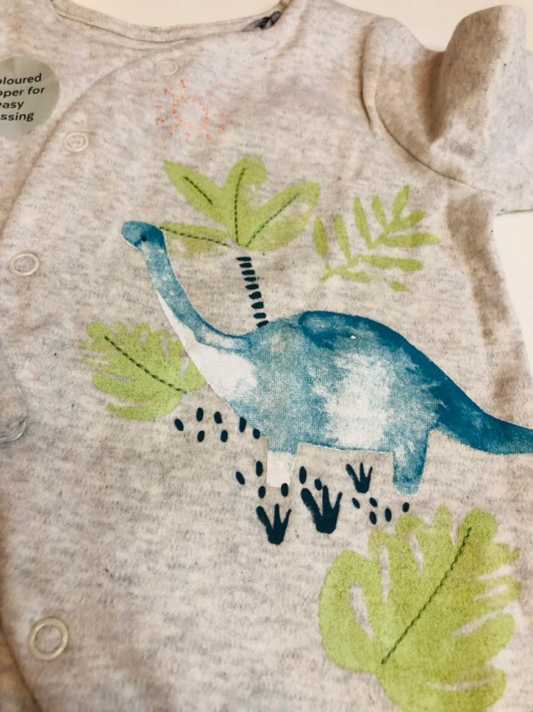 Dino Themed Sleepsuit