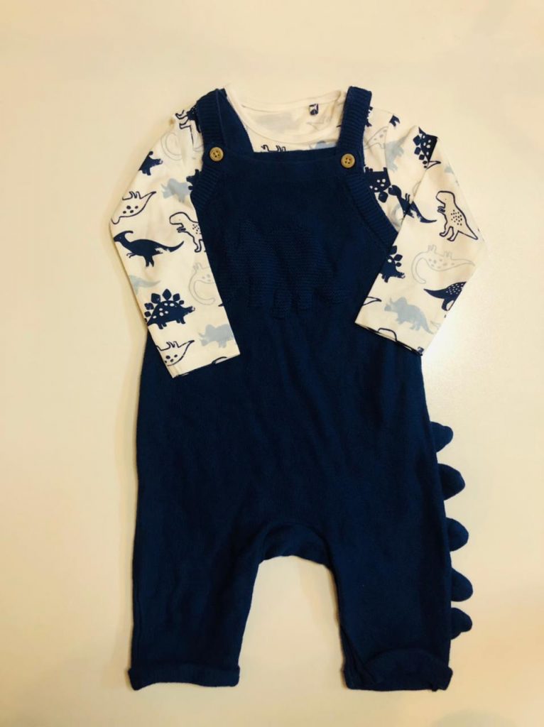 Knitted Dinosaurs Dungaree