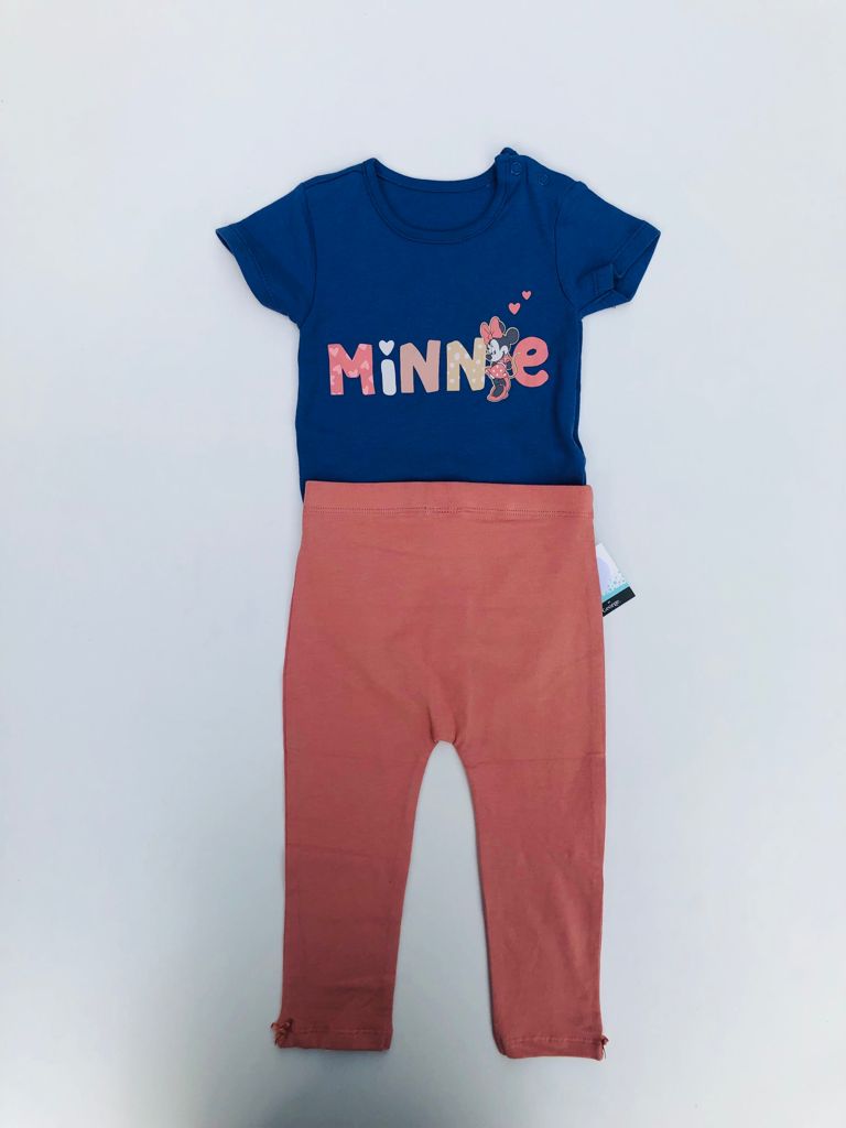 Minnie Themed Bodysuit with Trouser