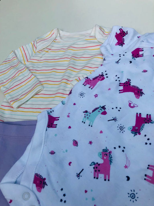 Unicorn Themed Bodysuit Set