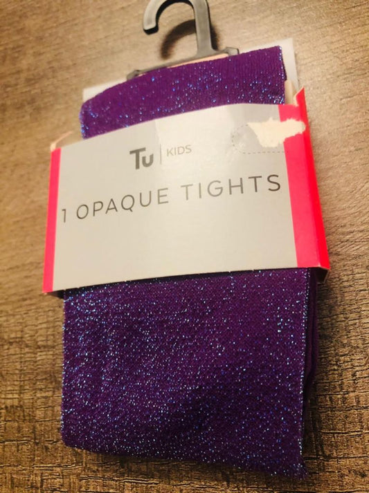 Purple Glittery Tights