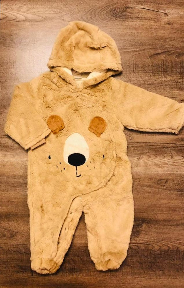 Bear Themed Hooded Jacket