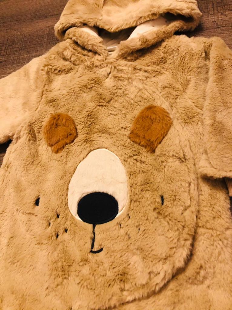 Bear Themed Hooded Jacket