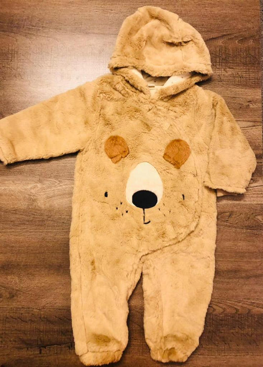 Bear Themed Hooded Jacket