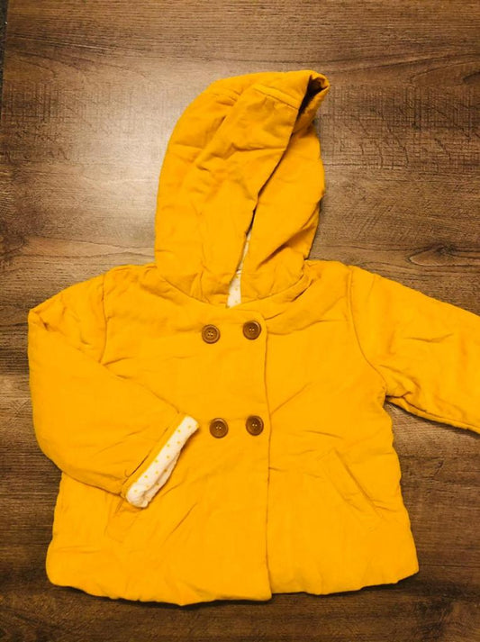 Mustard Hooded Jacket