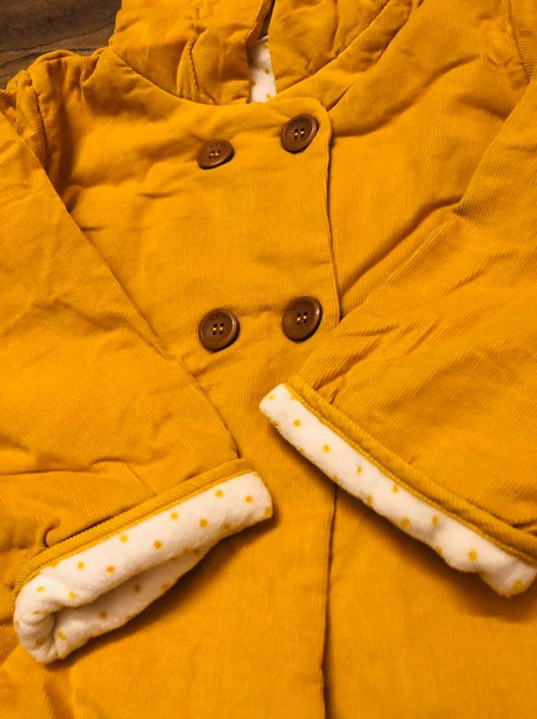 Mustard Hooded Jacket