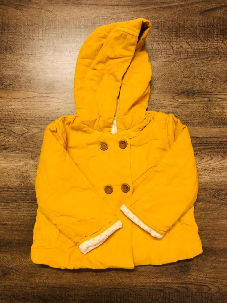 Mustard Hooded Jacket