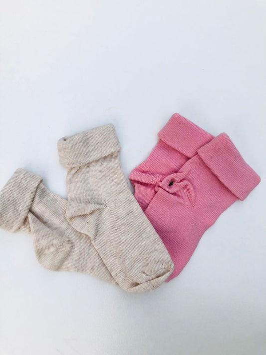 Pack of 2 Plain Socks