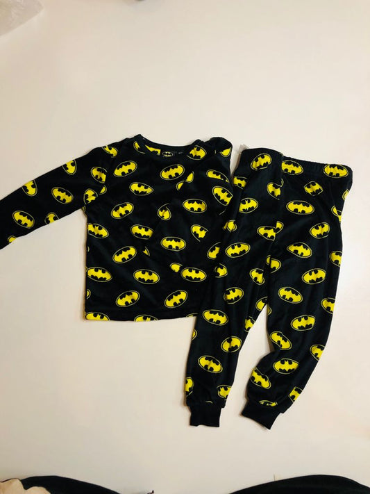 Batman Themed Fleeced PJ Set