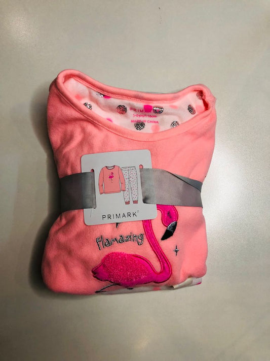 Flamingo Themed Baby pink PJ Set